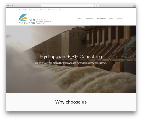 Antreas WordPress theme - sven-homscheid.com