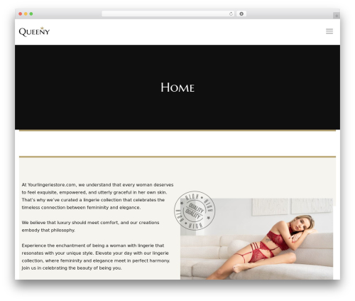 Best WordPress theme Queeny - yourlingeriestore.com Best WordPress theme Queeny - yourlingeriestore.com