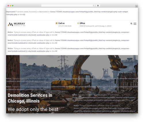 Js_composer new WordPress plugin - murraydemolition.com