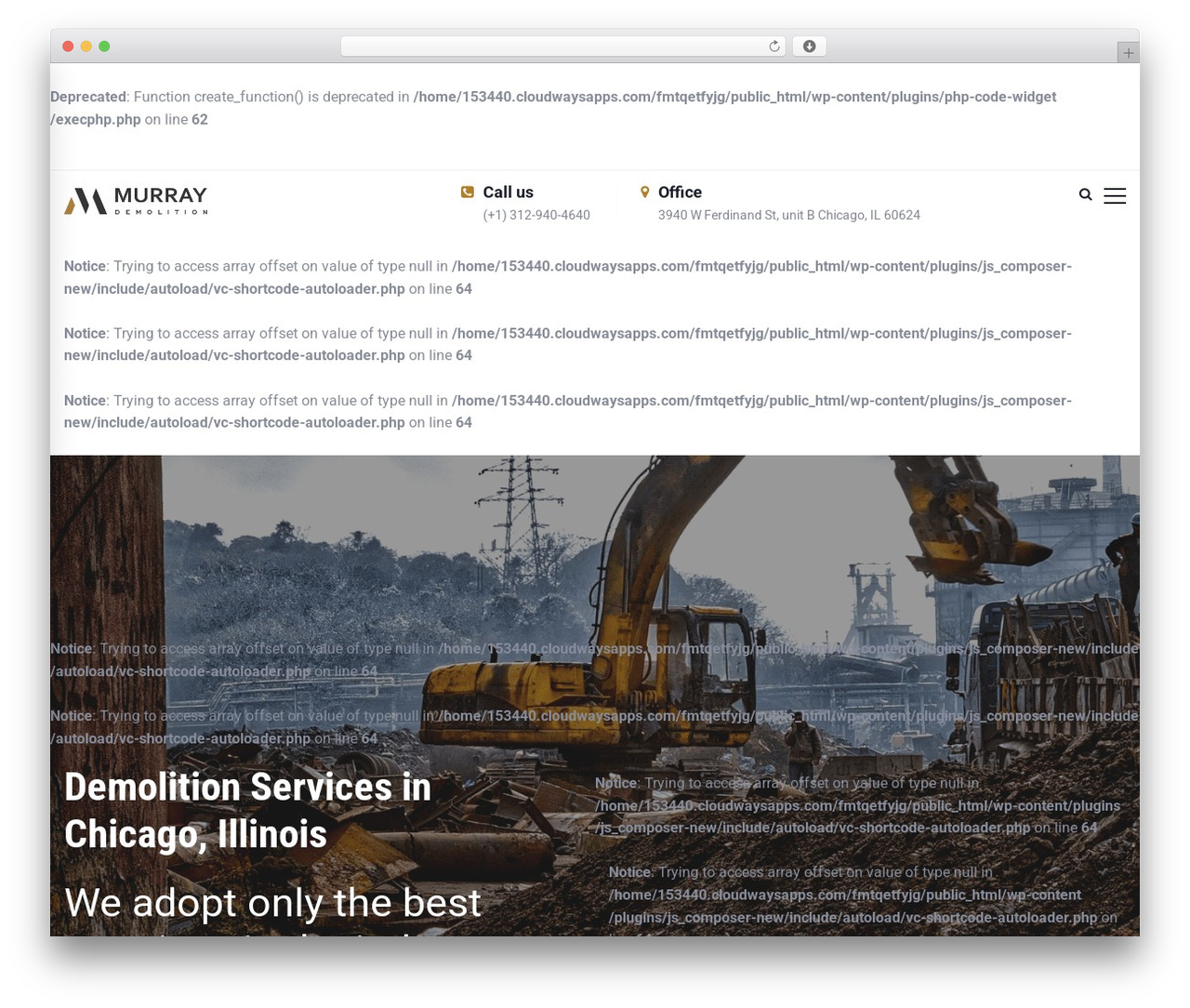 Conebrick WordPress theme design - murraydemolition.com Conebrick WordPress theme design - murraydemolition.com