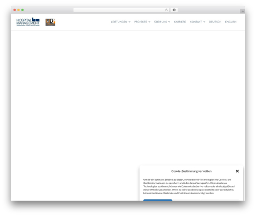 Create top WordPress theme - hospitalgruppe.com