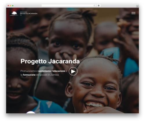 Jacaranda theme WordPress - associazionejacaranda.org