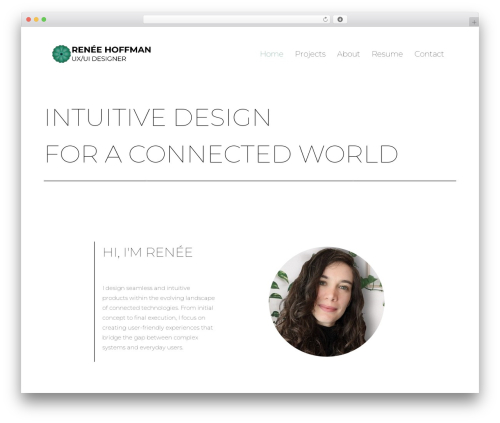 Mogi theme WordPress - reneeelisahoffman.com
