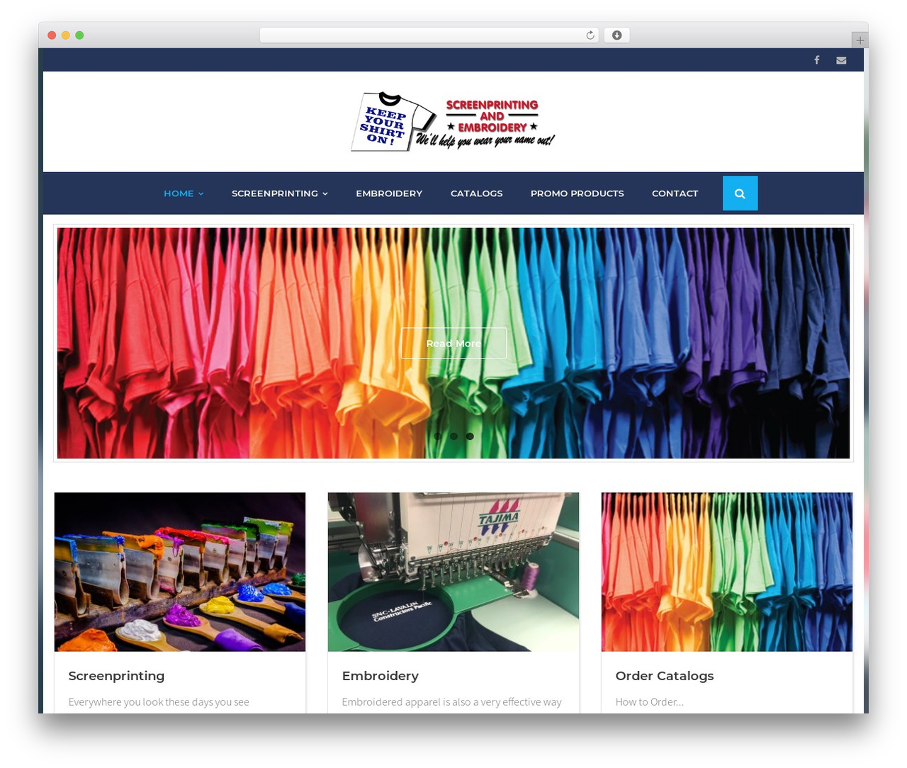 Shuttle Pro WordPress theme - kysoscreenprinting.com