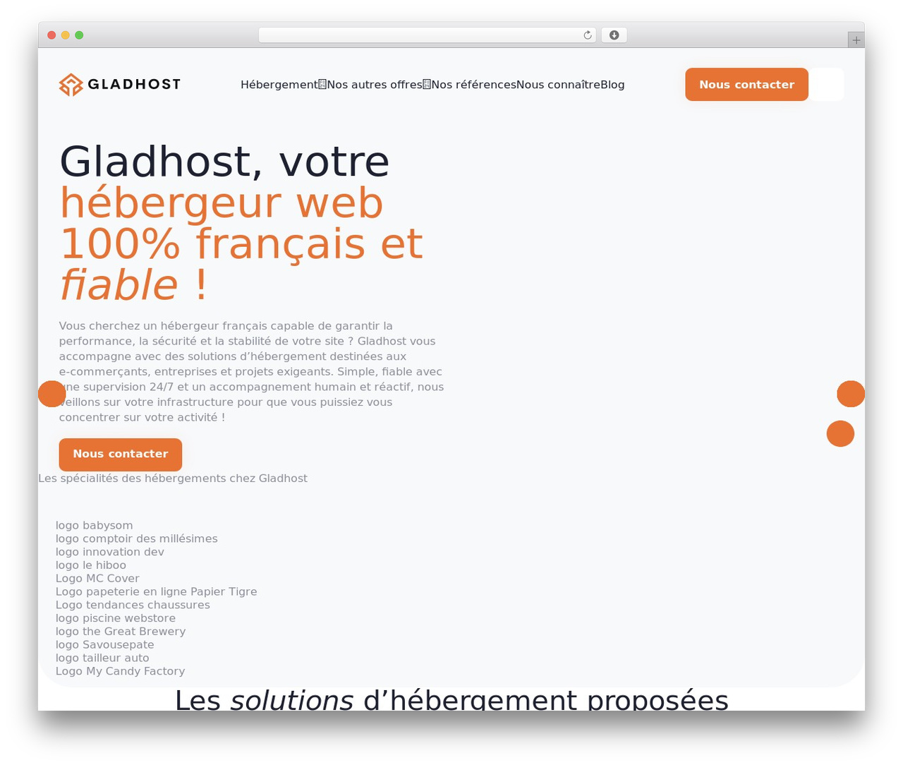 Stafront theme WordPress - gladhost.cloud
