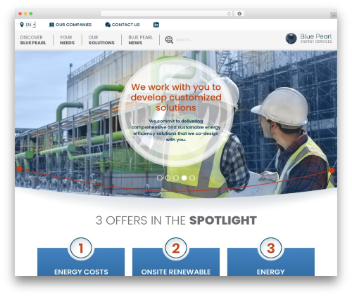 Starter Template best WordPress theme - bluepearlenergy.com