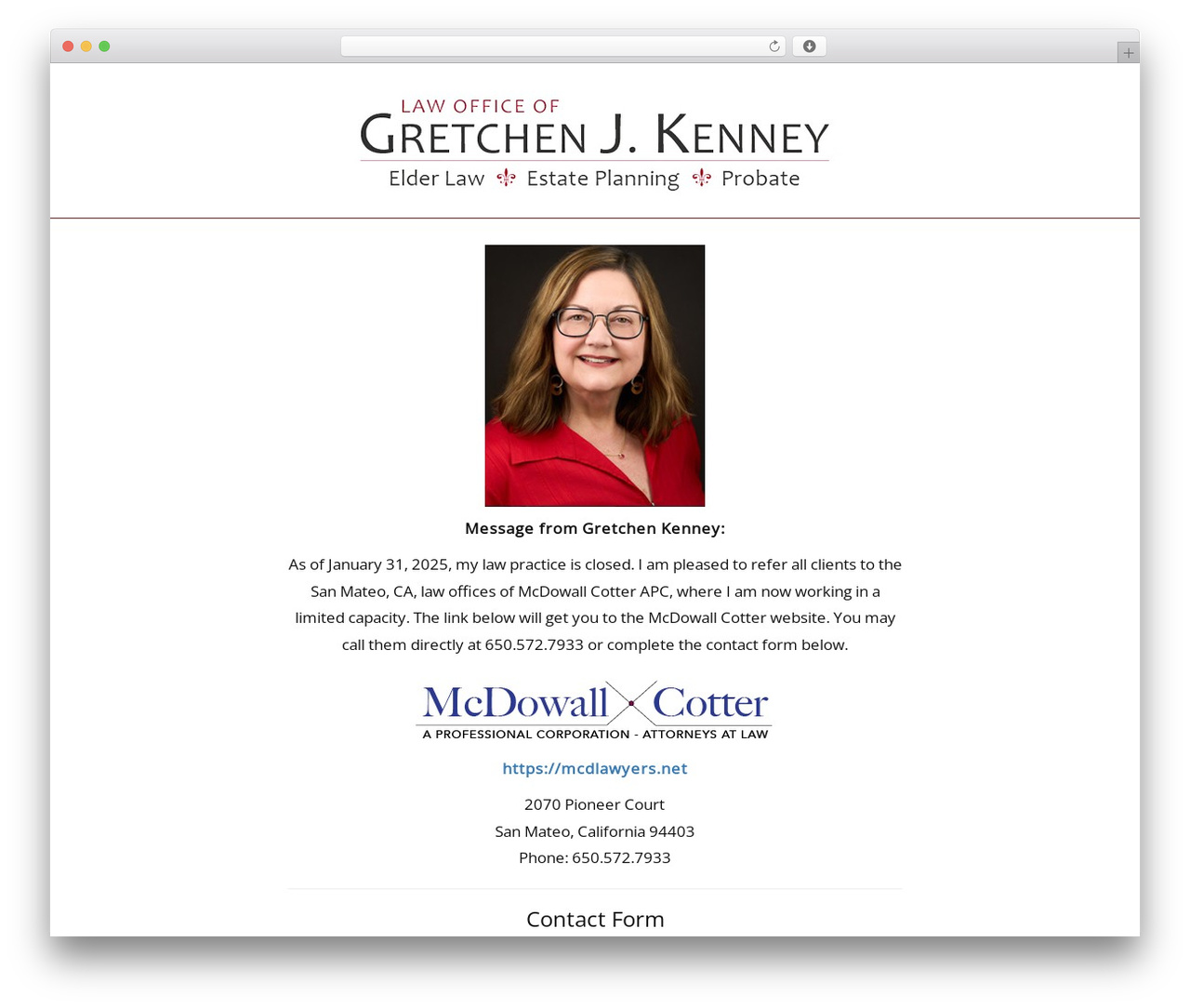 Template-2 theme WordPress - gretchenkenneylaw.com
