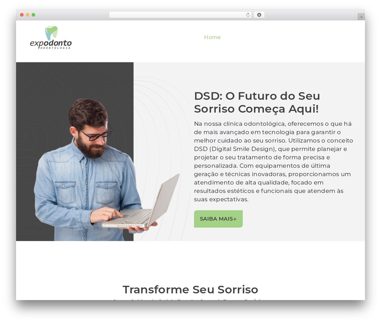 Theme WordPress Atom Theme - expodonto.com.br