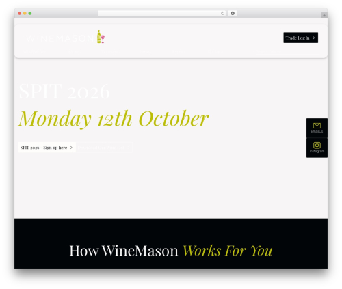 Theme WordPress GeneratePress - winemason.ie