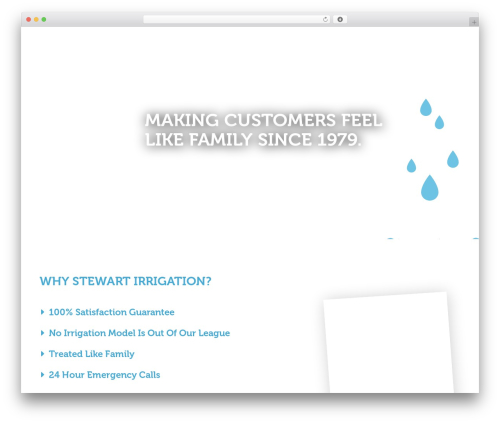 Theme WordPress Impreza - stewartirrigation.com
