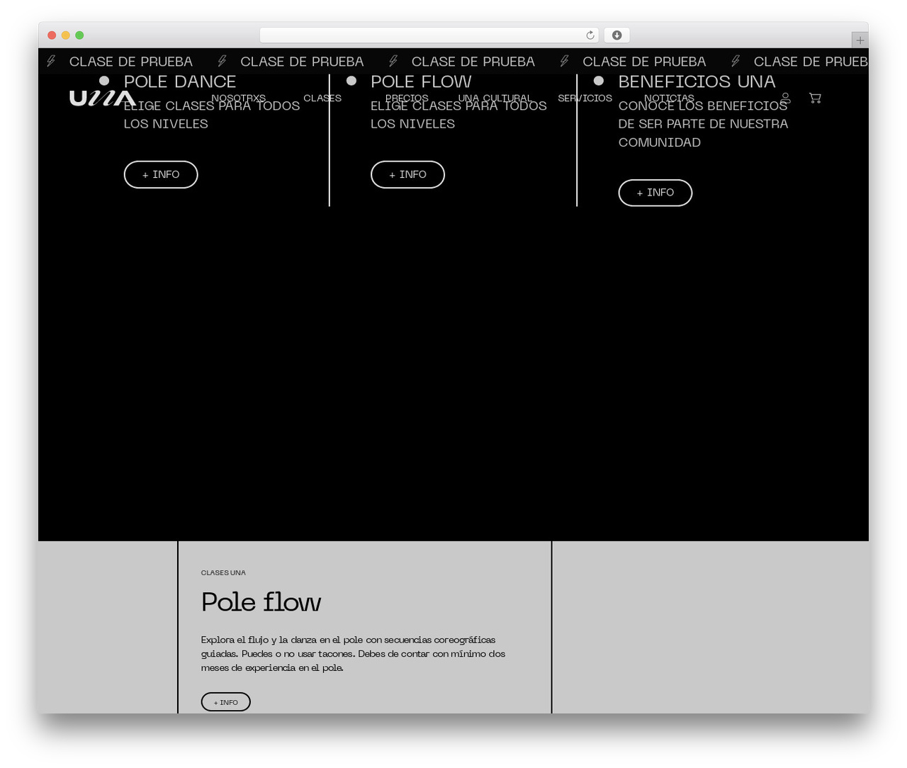 WordPress theme UNA Web - unaespacio.com