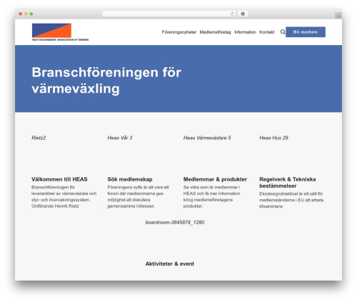 WW Platform WordPress theme - heas.se