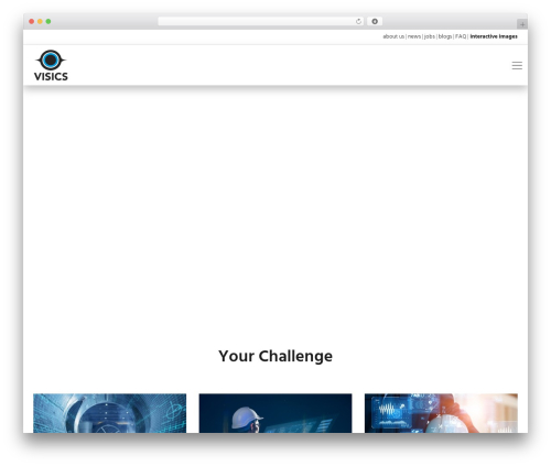 Best WordPress theme Lambda - visics.eu