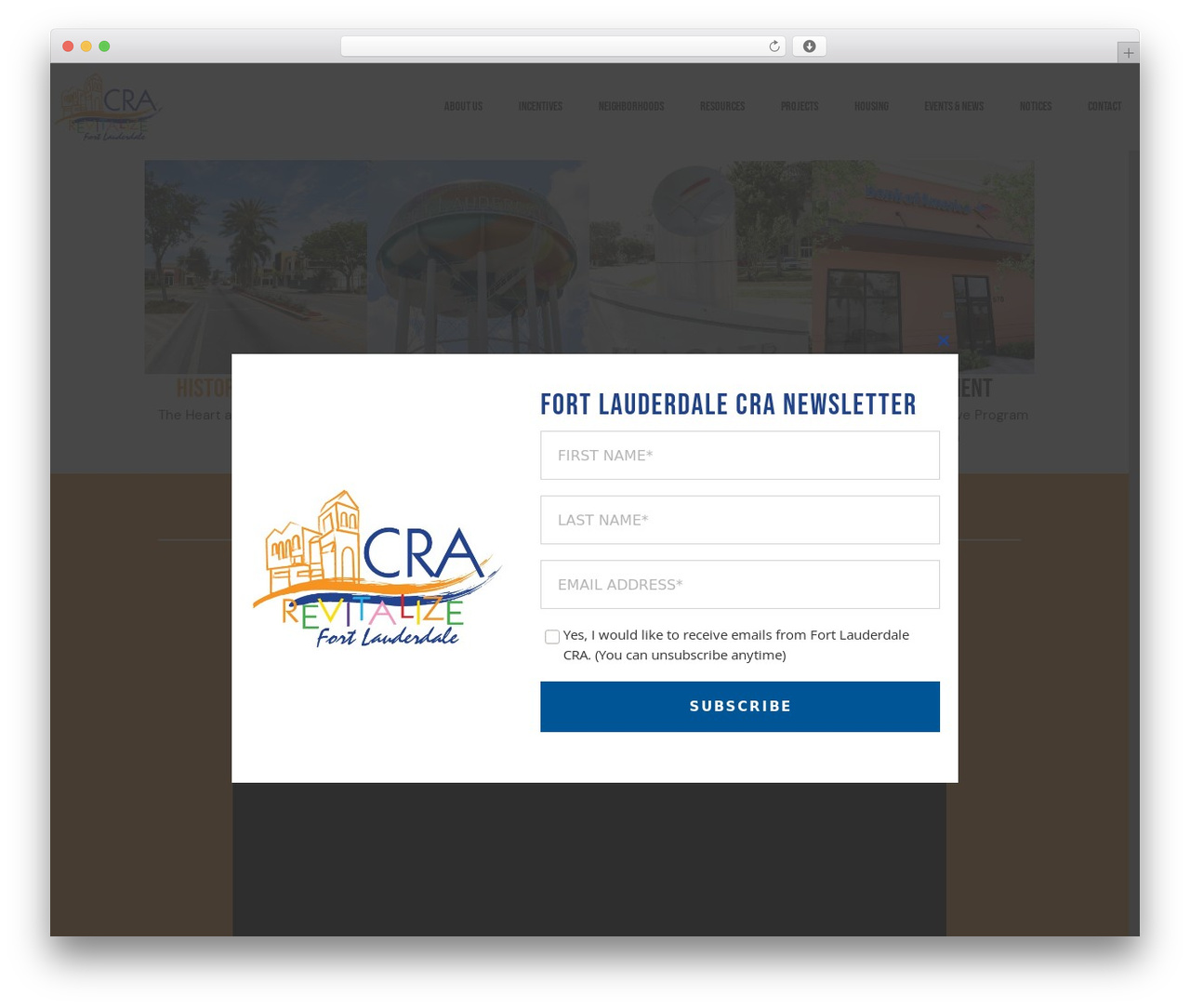 Bridge WordPress theme design - fortlauderdalecra.com