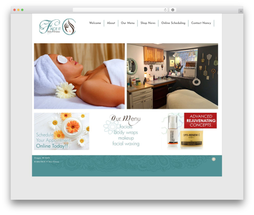 Catalyst fitness WordPress theme - faceitskinfitness.com