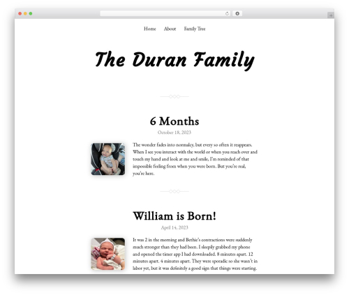 Genealogical Tree – WordPress Family Tree (genealogical-tree) free WordPress plugin - theduranfamily.net Genealogical Tree – WordPress Family Tree (genealogical-tree) free WordPress plugin - theduranfamily.net
