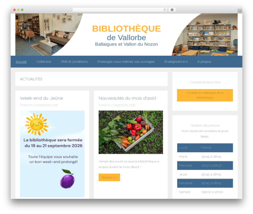 Donovan pro WordPress plugin - bibliothequevallorbe.ch