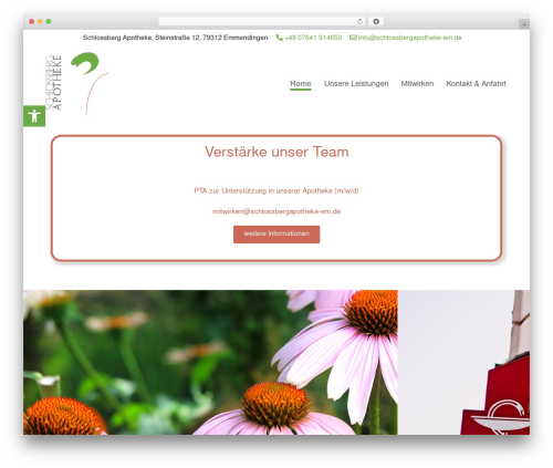 GeneratePress WordPress theme - schlossberg-apotheke.com