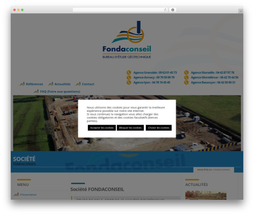 KUBIWEB WP theme - fondaconseil.com