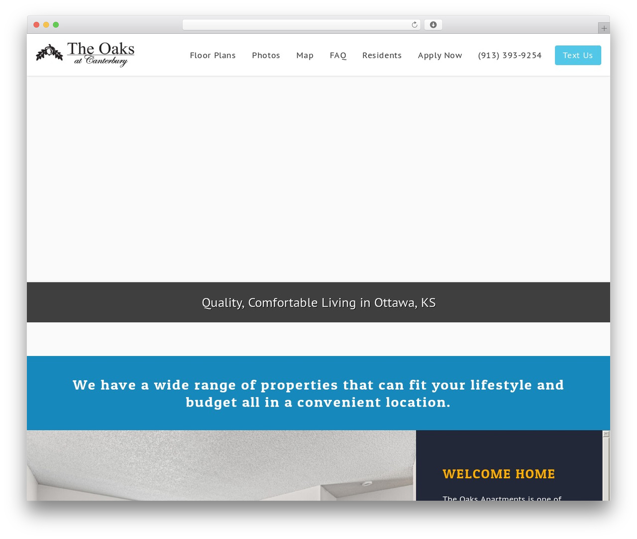 Nectar theme WordPress - theoaksatcanterbury.com