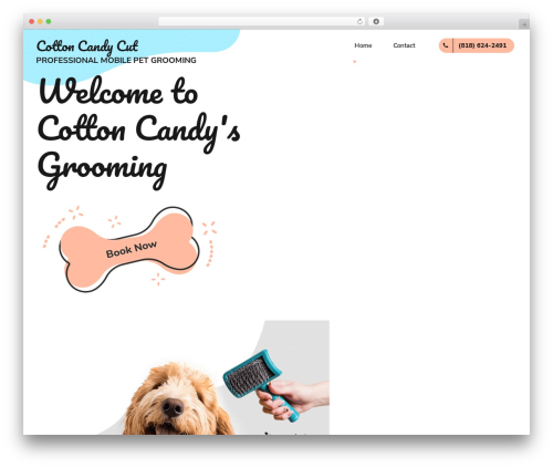 Pawsitive WordPress theme - cottoncandycut.com
