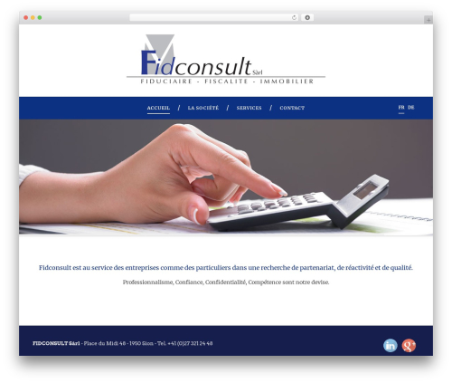 Simple Article theme WordPress - fidconsult.ch