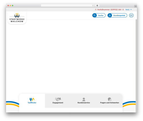 Double opt in WordPress plugin - www.stadtwerke-malchow.de