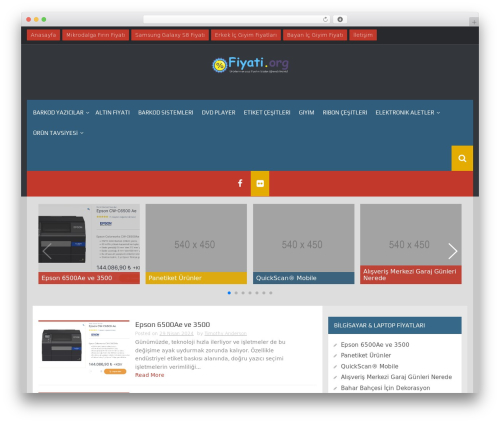 Synapse free WordPress theme - fiyati.org