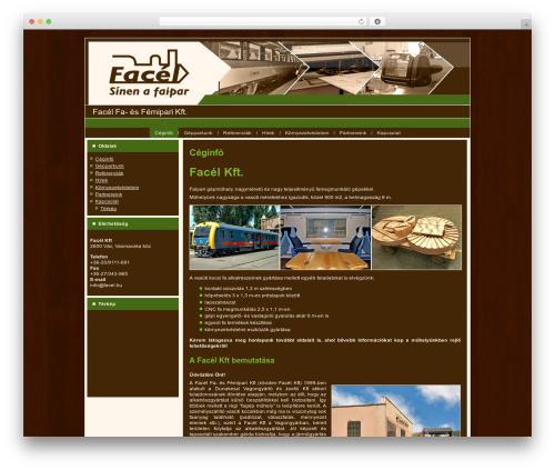 Theme WordPress Facel - facel.hu