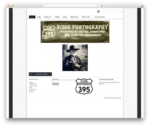 Unique Theme Responsive WordPress theme image - f395photography.com