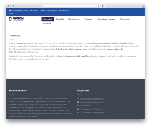 WordPress theme LearnPlus - doremmanagement.hu