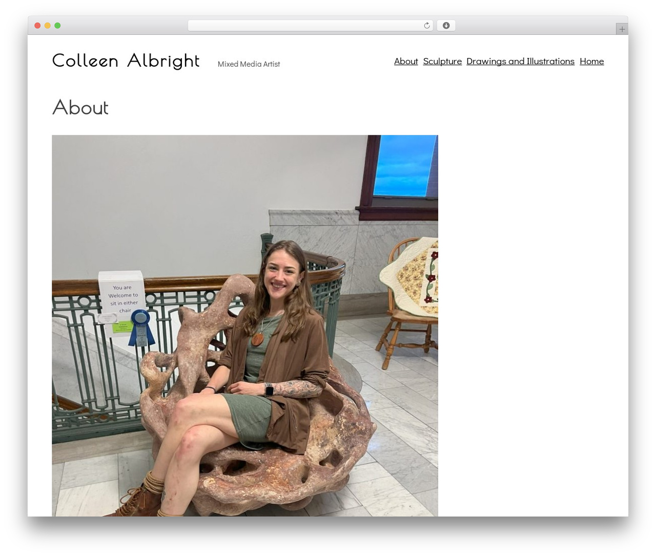 WordPress theme Arison Lite - colleenalbright.com