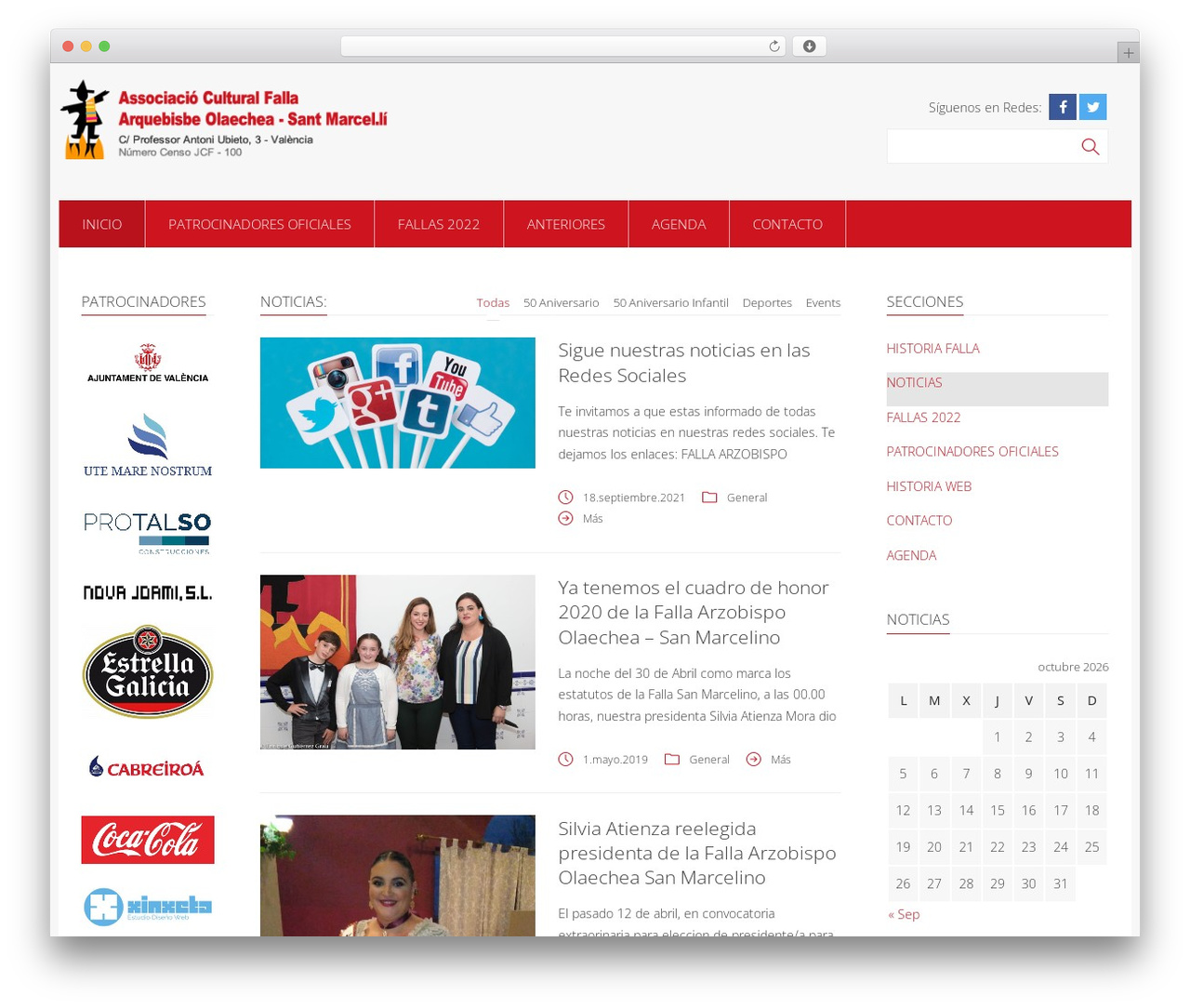 WordPress theme FallaSanMarcelino - fallasanmarcelino.com