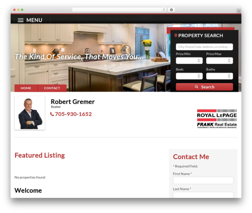 WordPress theme IXACT Framework - robgremer.com