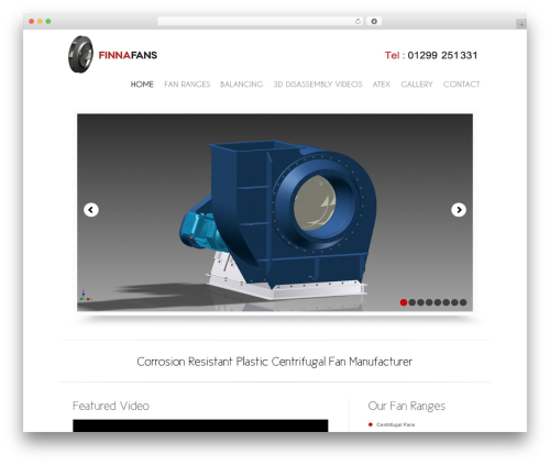 WordPress Theme Number WordPress theme - finnafans.co.uk
