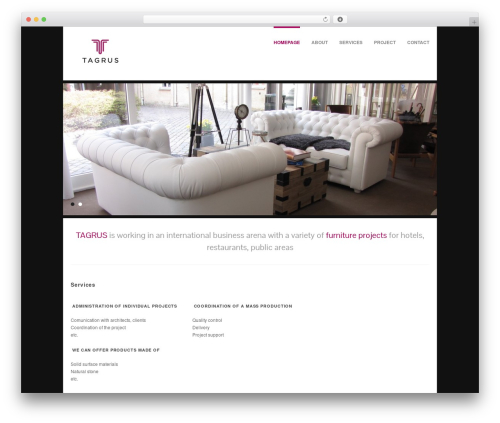 WordPress theme Spacing - tagrus.com