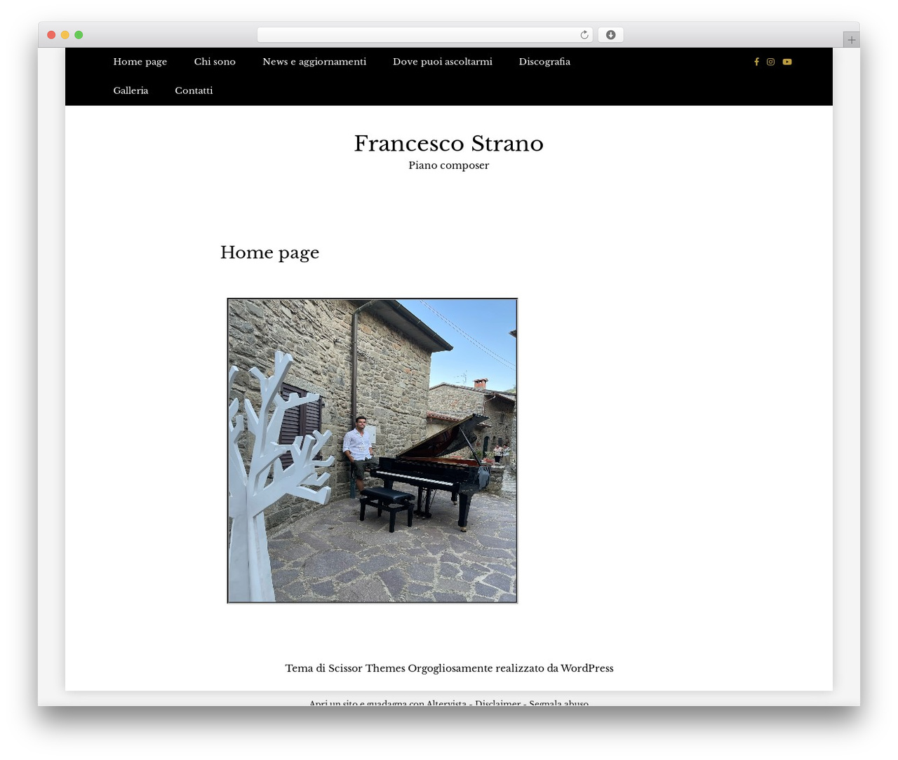 Writee best WordPress theme - francescostrano.com