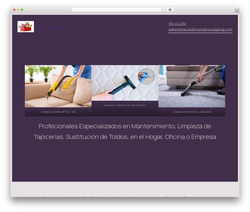 Ambitio WordPress theme design - multiserviciosgroup.com