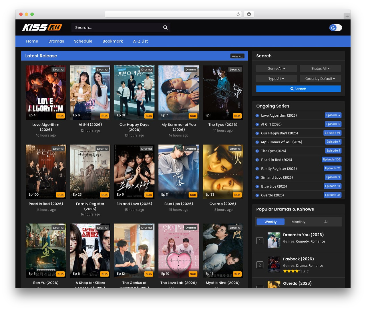 DramaStream WordPress theme - kisskh9.se DramaStream WordPress theme - kisskh9.se