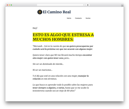 Announcer pro WordPress plugin - elcaminoreal.club