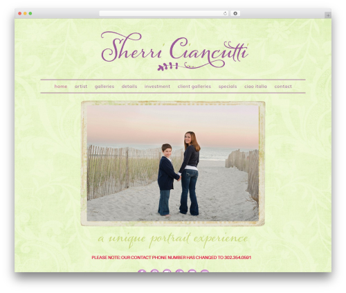 Slidedeck2 personal WordPress plugin - sherriciancuttiportraits.com
