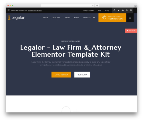 Bosa buy now WordPress plugin - demo.bosathemes.com/legalor