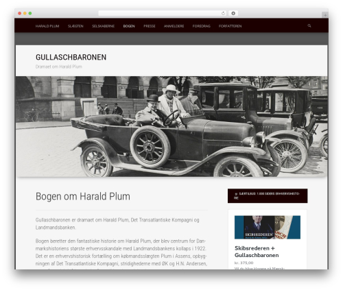 Polymer WordPress theme - gullaschbaronen.dk