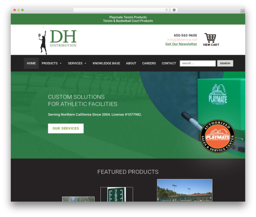 Echo widgets WordPress plugin - dhtennis.net