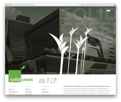 Theme WordPress The Contractor - solidgreen.co.za