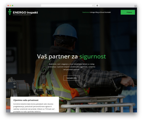 vdtheme WordPress website theme - energoinspekt.hr