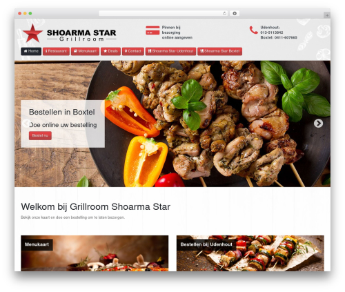 Wappmod WordPress theme - shoarmastar.nl