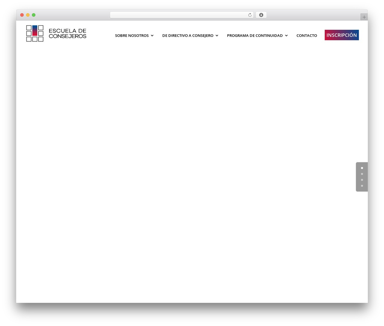 WordPress theme Divi - escueladeconsejeros.org