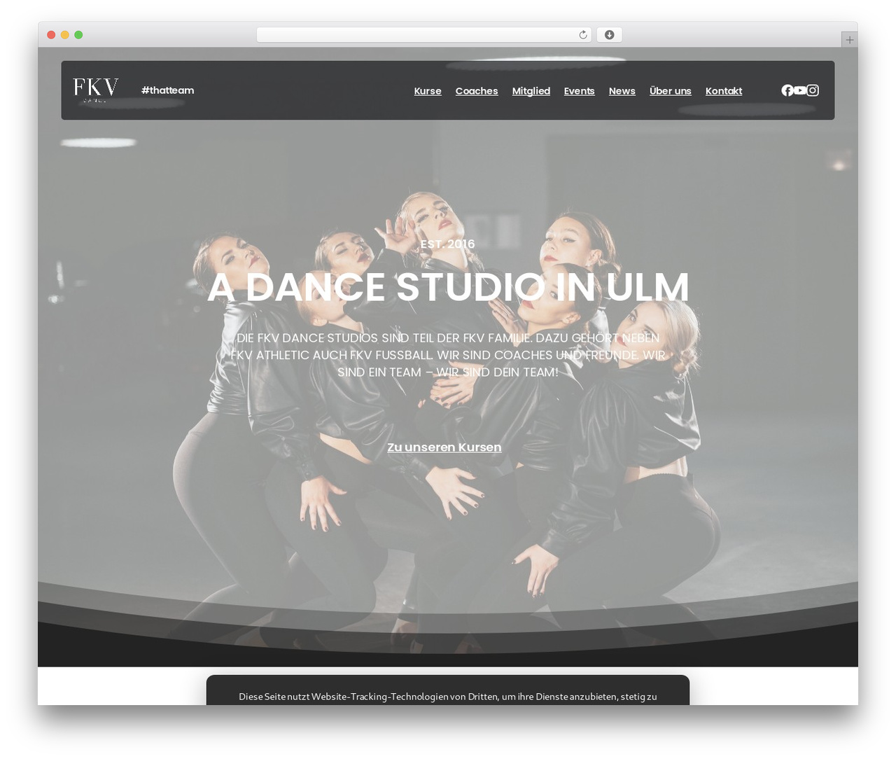WordPress theme Essentials - fkvdance.de