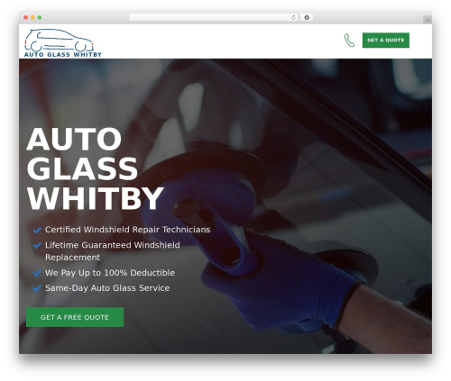 WordPress theme Genesis - whitbyautoglass.ca